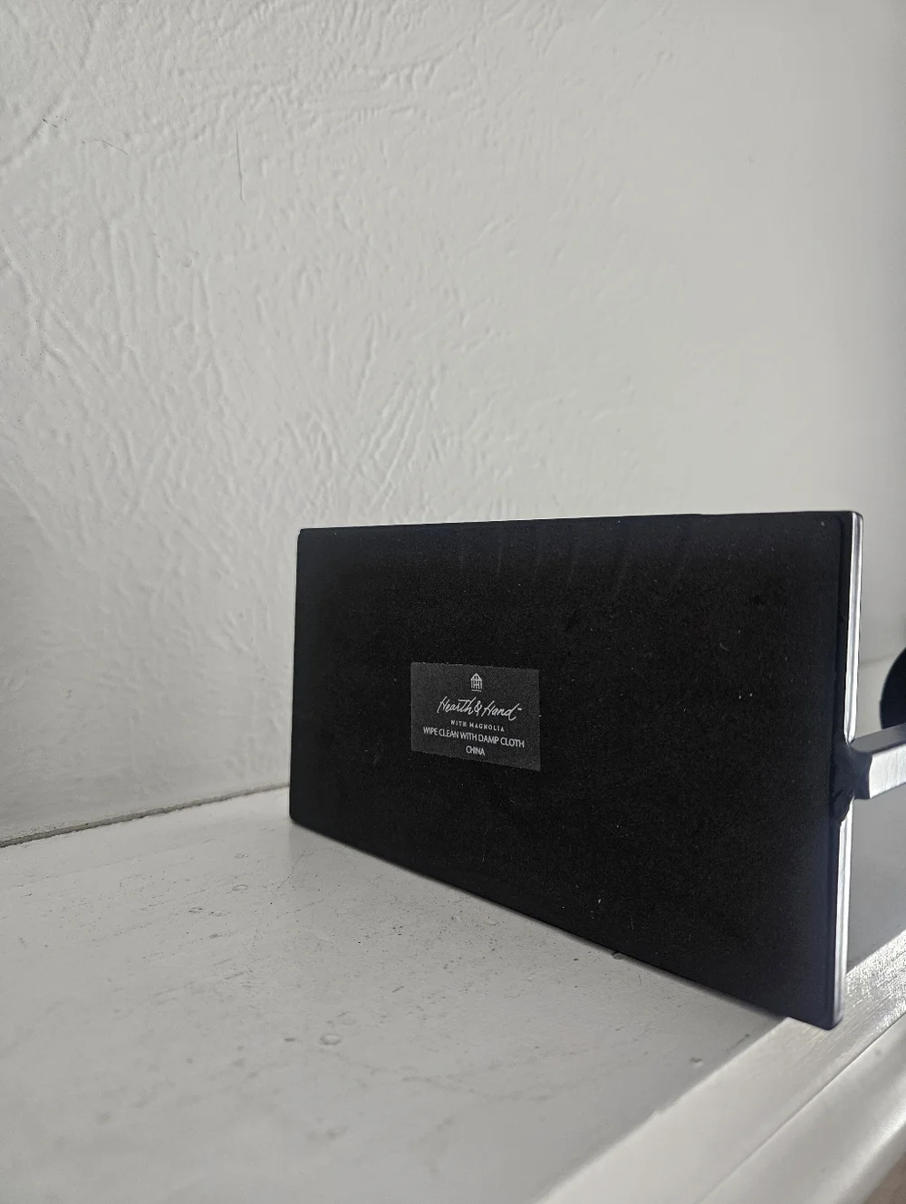 Hearth & Hand Black Metal Toiler Paper Holder Stand
